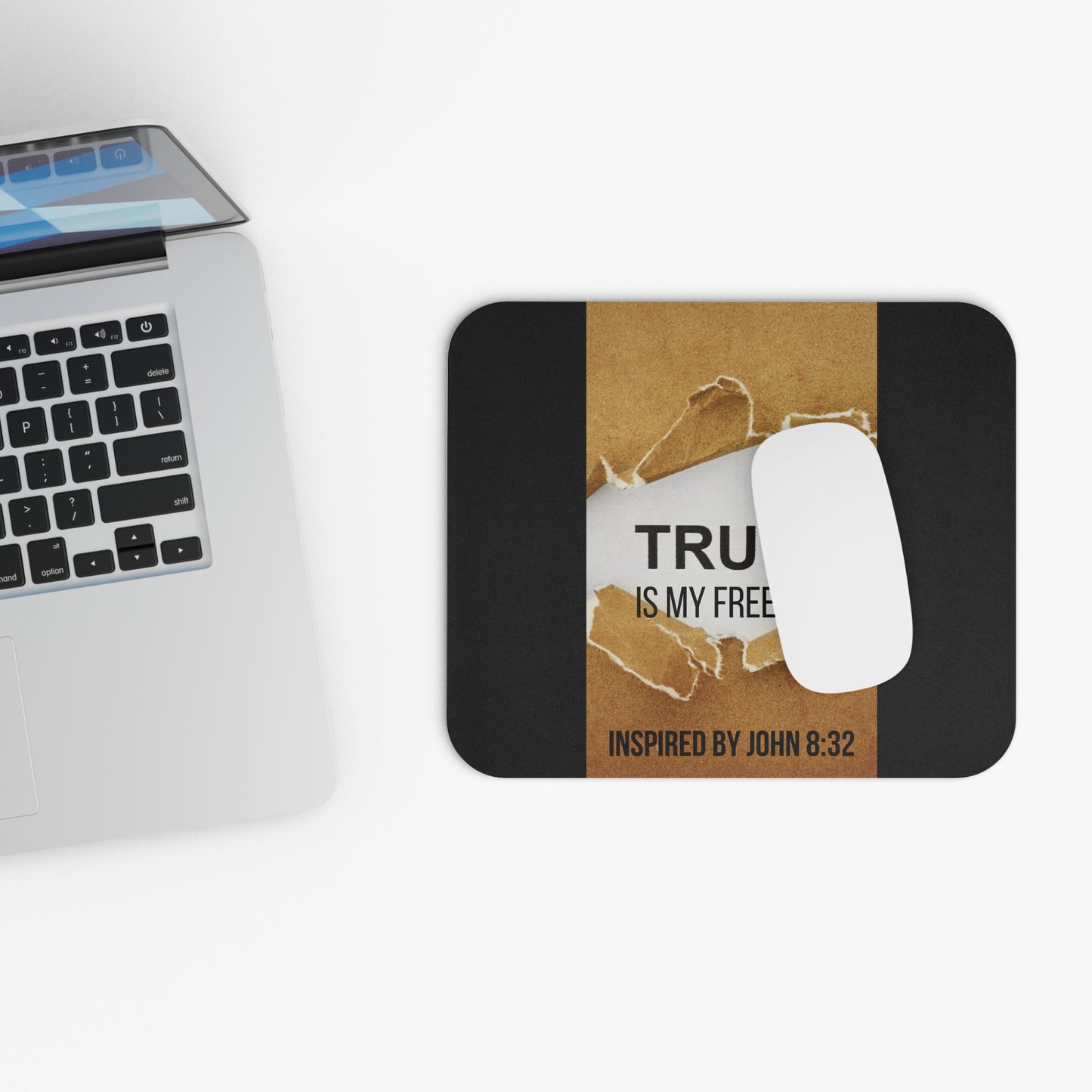 Truth Is My Freedom - Inspired by John 8:32 - Mouse Pad (Rectangle)