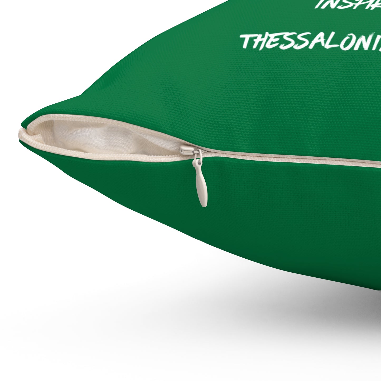 I AM Minding My Own Business Spun Polyester Square Pillow - Inspired by 1 Thessalonians 4:11