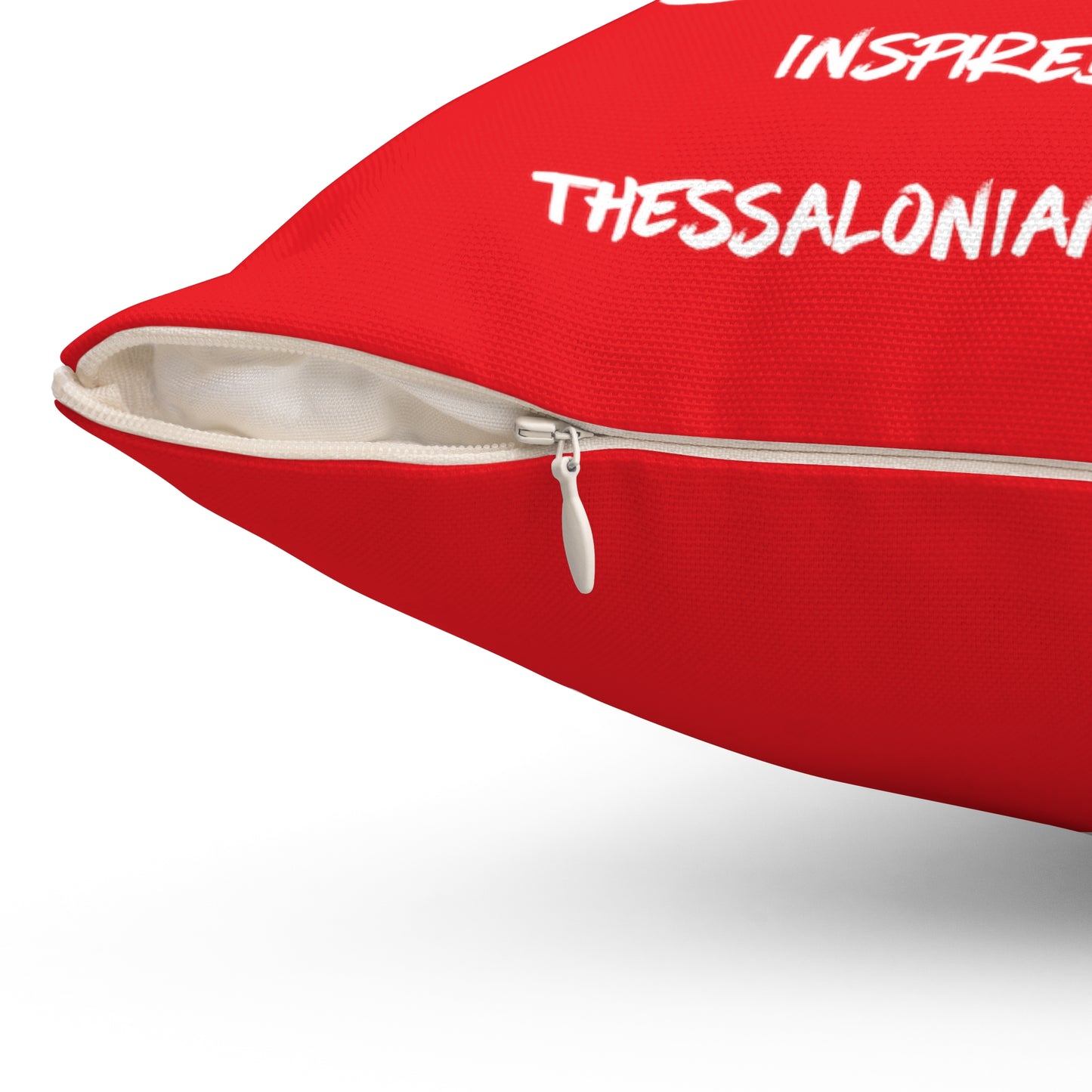 I AM Minding My Own Business Spun Polyester Square Pillow - Inspired by 1 Thessalonians 4:11-12