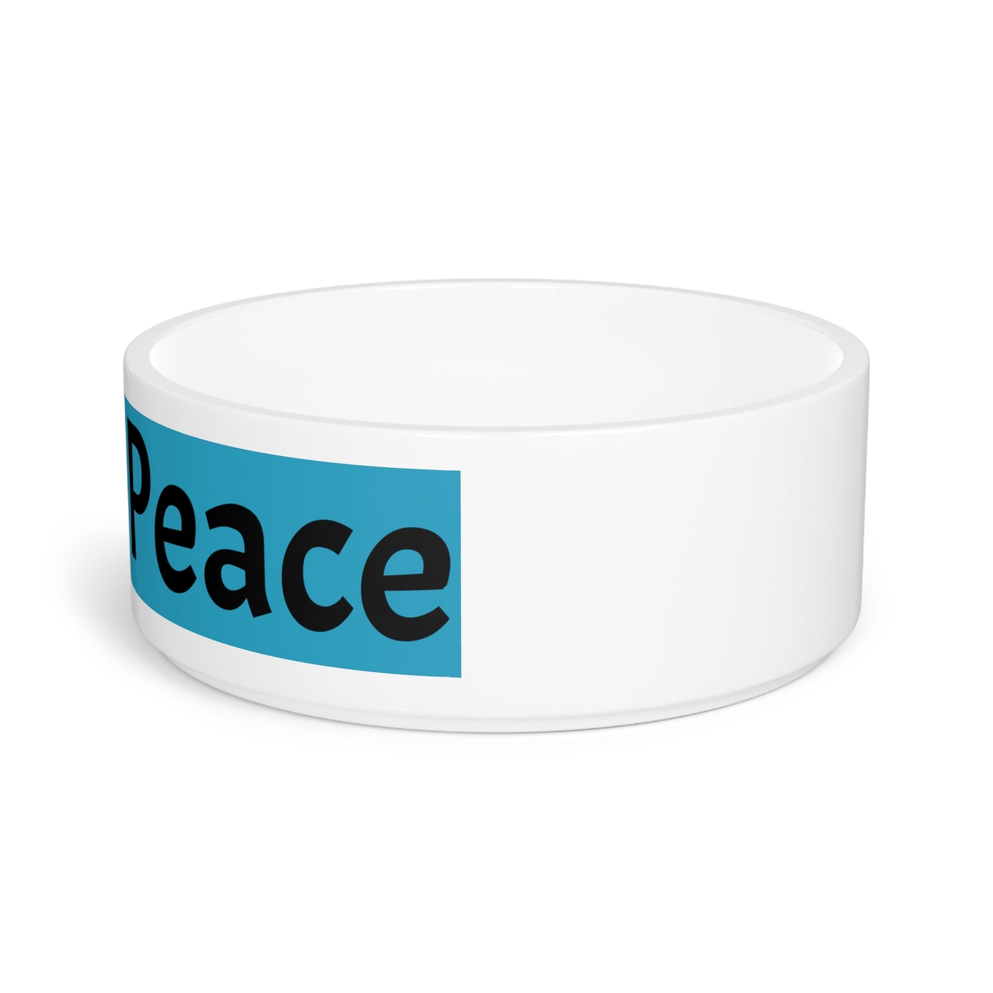 I Eat In Peace - Pet Bowl - Inspired by Matthew 5:6