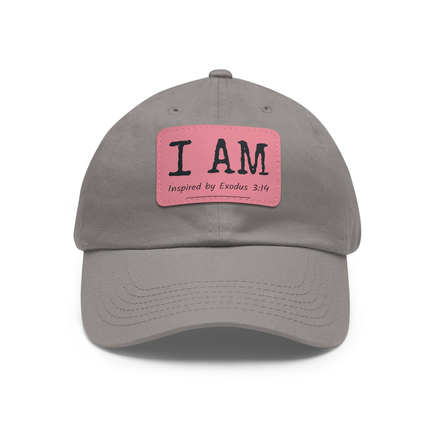I AM - Hat with Leather Patch - Inspired by Exodus 3:14