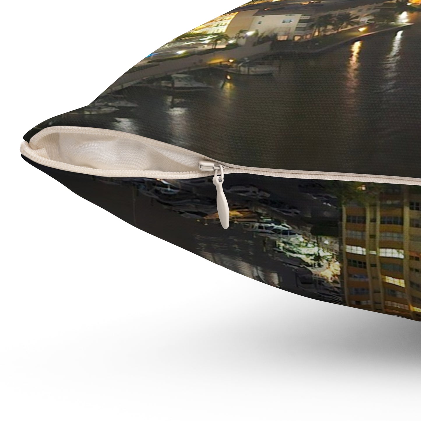 I Am Resting Very Well Knowing God Never Sleeps- Spun Polyester Square Pillow- Inspired by Psalm 121:2-5