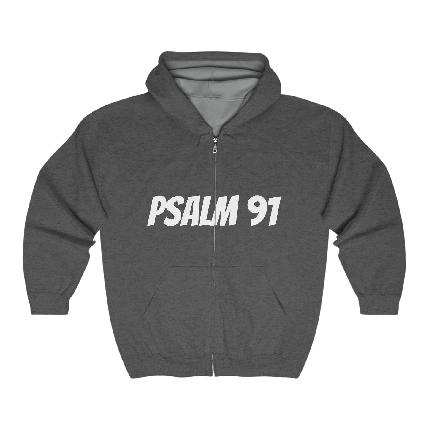 I AM Protected - Inspired by Psalm 91 - Unisex Full Zip Hooded Sweatshirt