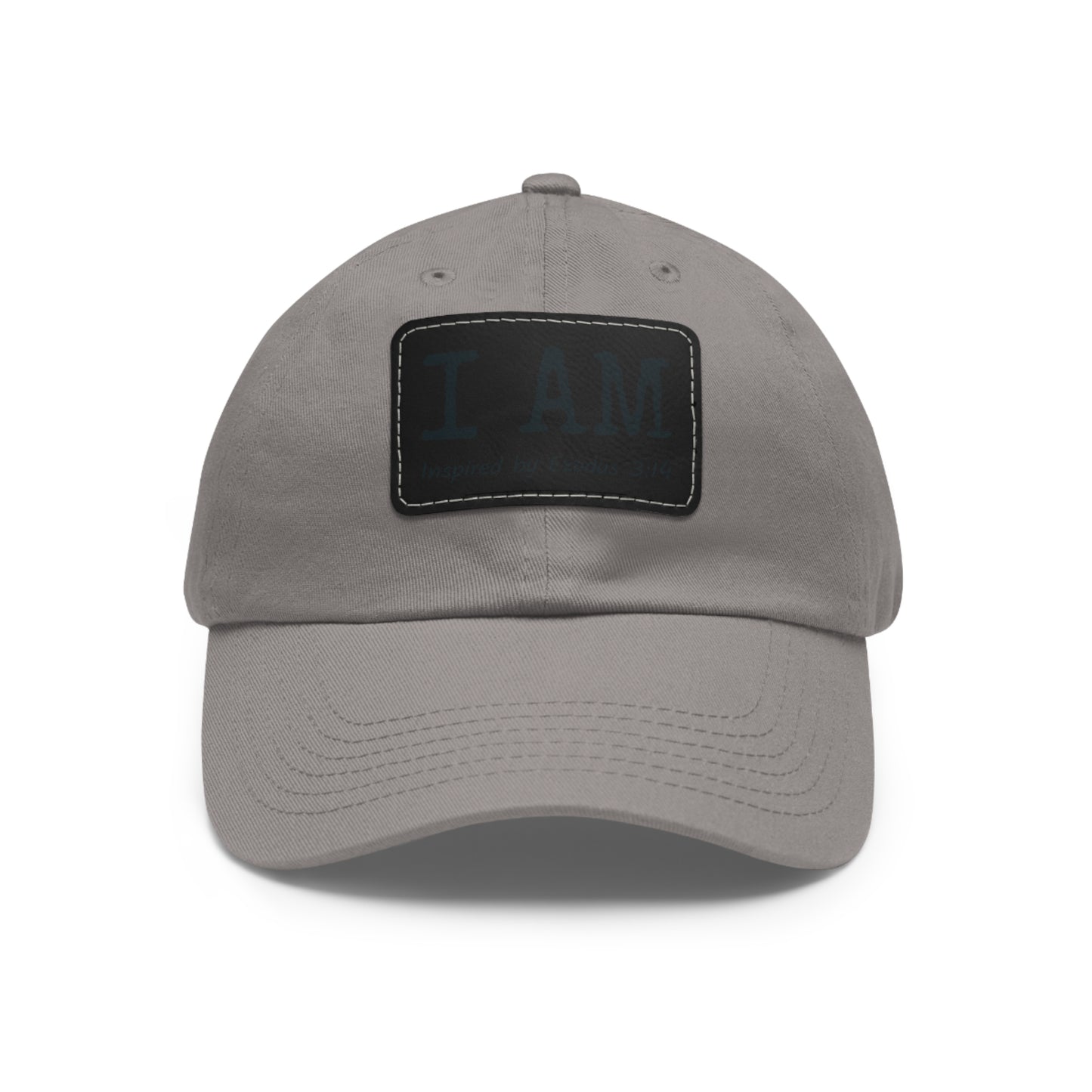 I AM - Hat with Leather Patch - Inspired by Exodus 3:14