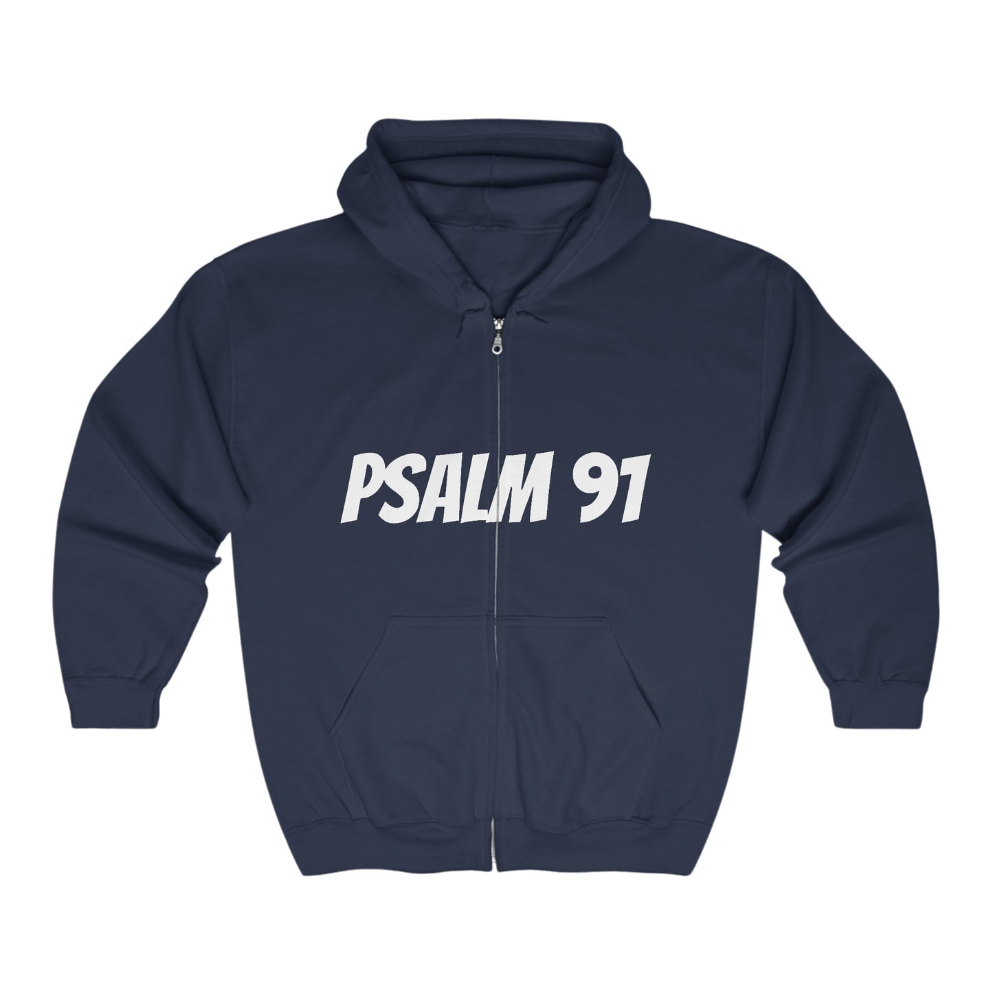 I AM Protected - Inspired by Psalm 91 - Unisex Full Zip Hooded Sweatshirt