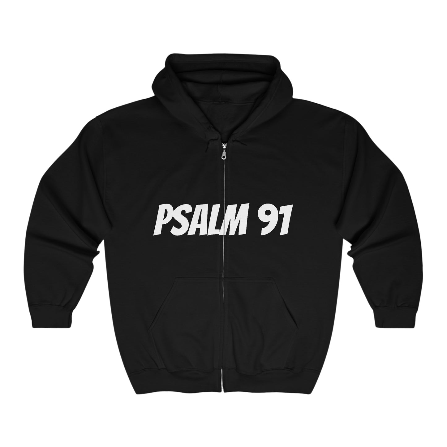 I AM Protected - Inspired by Psalm 91 - Unisex Full Zip Hooded Sweatshirt