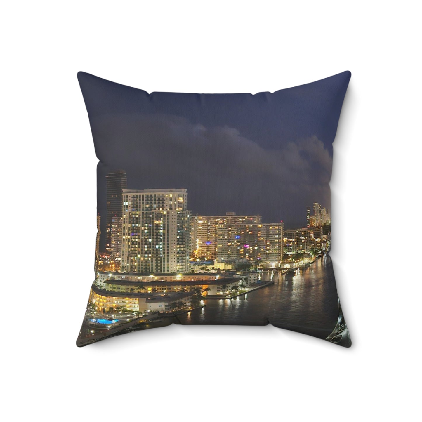 I Am Resting Very Well Knowing God Never Sleeps- Spun Polyester Square Pillow- Inspired by Psalm 121:2-5