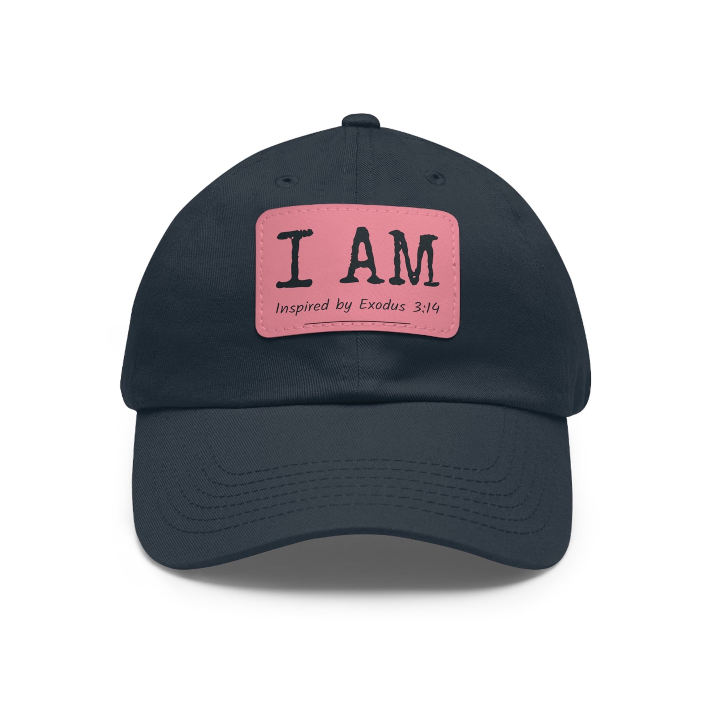 I AM - Hat with Leather Patch - Inspired by Exodus 3:14