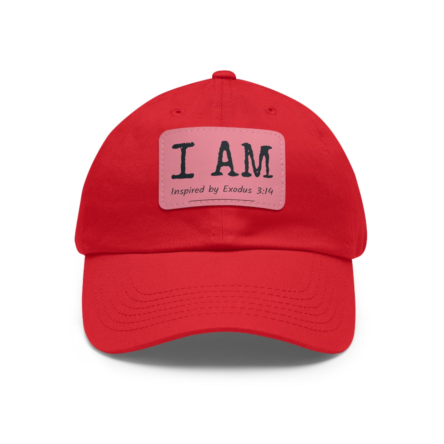 I AM - Hat with Leather Patch - Inspired by Exodus 3:14